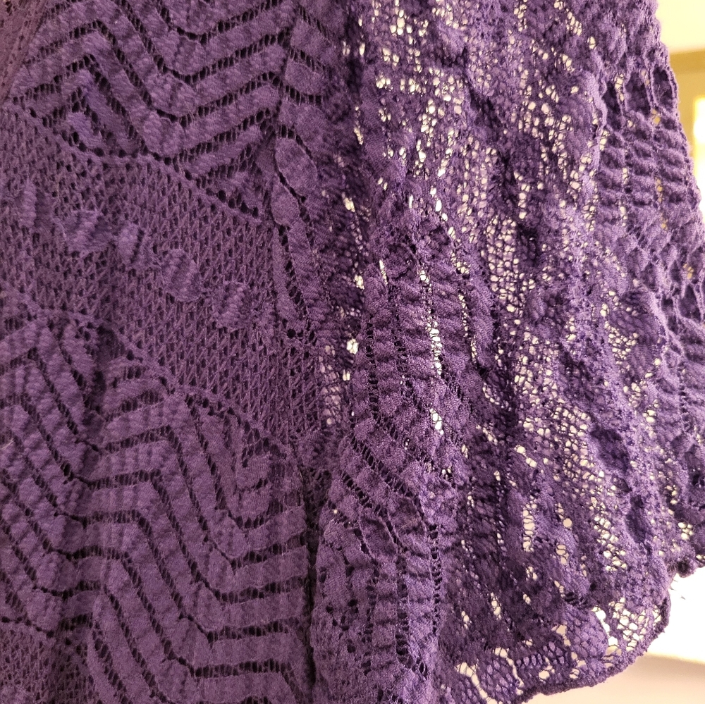 Rabbit Rabbit Rabbit Purple Lace Maxi Dress - Picture 5 of 9
